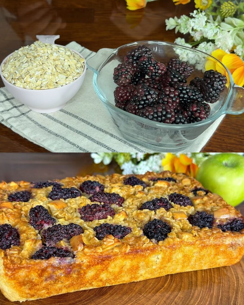 A Guilt-Free Twist on Oatmeal: Baked Apple and Blackberry Delight (Sugar-Free!) pen_spark