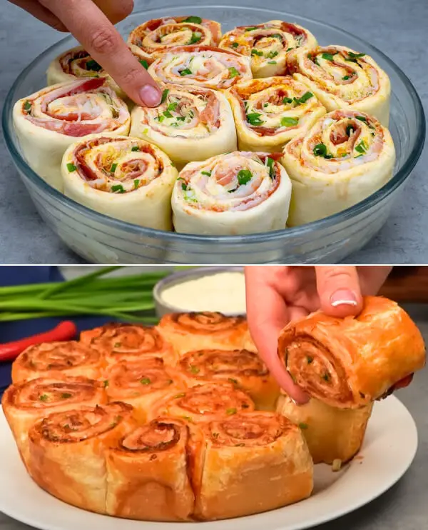 Savory Puff Pastry Snails