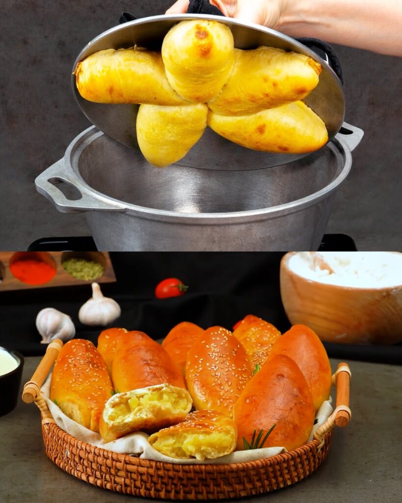 Grandma’s No-Bake Potato and Onion Filled Dough - Trick "Stolen" from a Famous Baker!