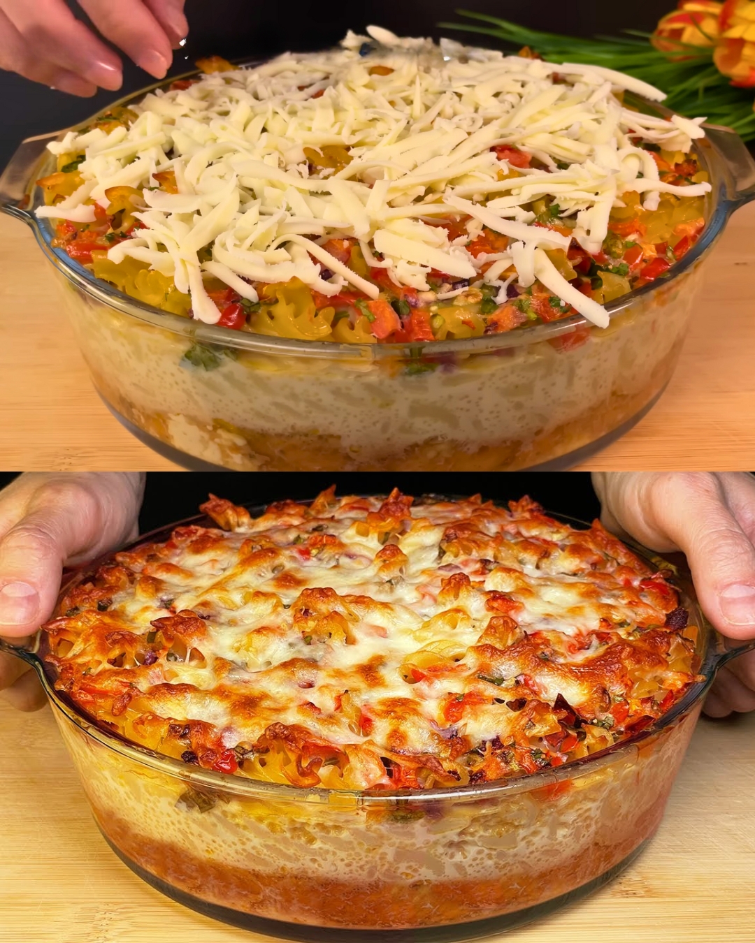 Fusilli Pasta with Chicken and Vegetables