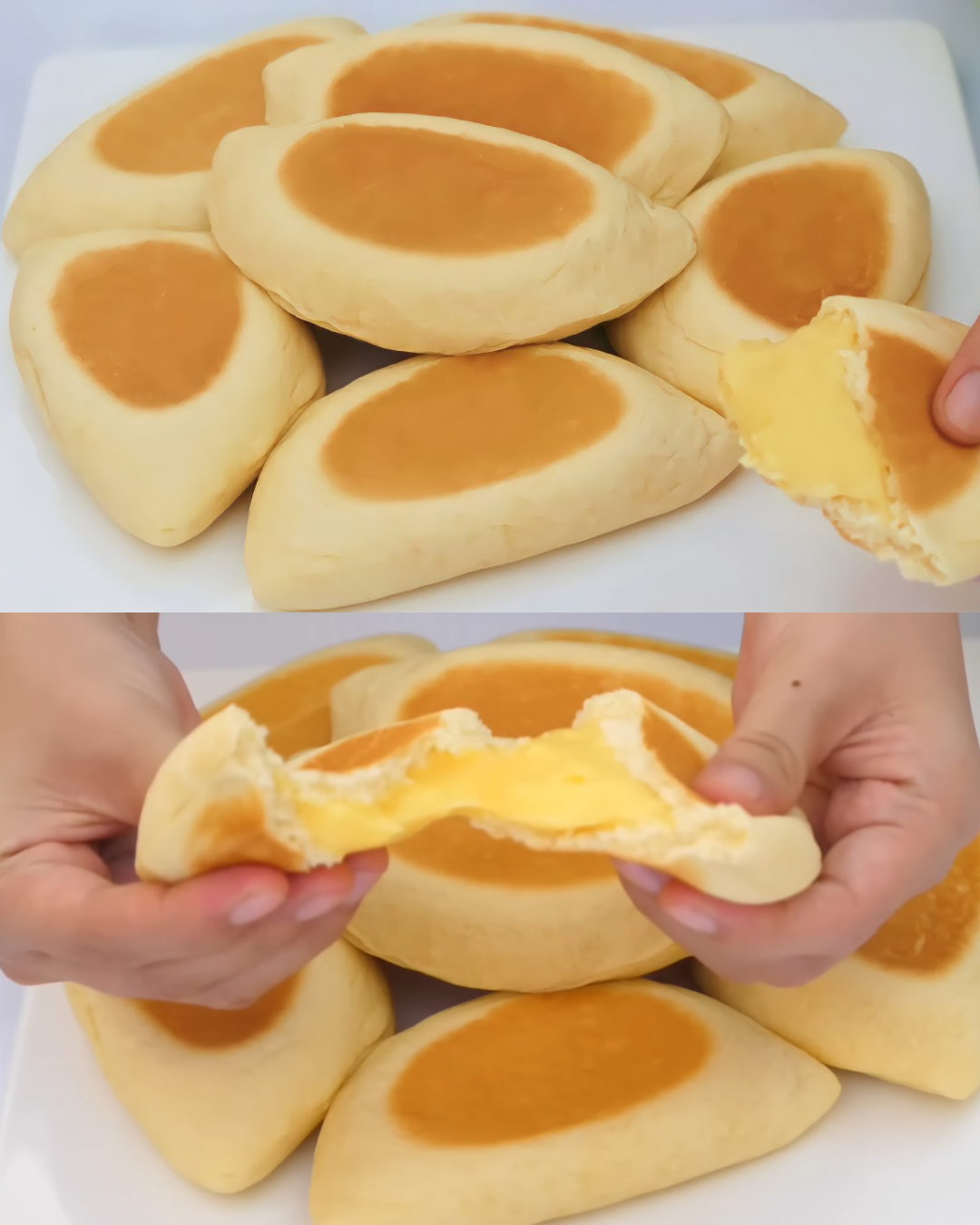Vanilla Custard Cream Buns