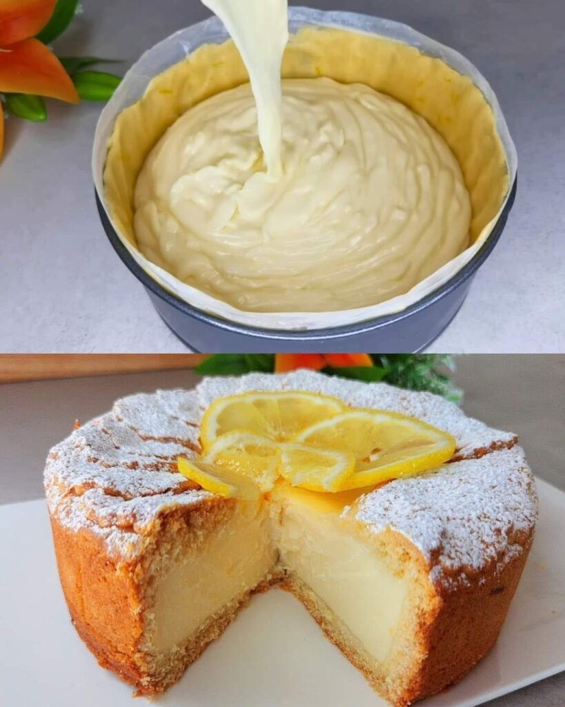 Tangy Lemon Cream Cheese Tart finished dish