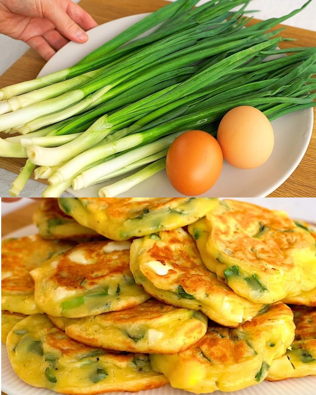 Boiled Egg and Spring Onion Flatbreads with Yogurt Sauce