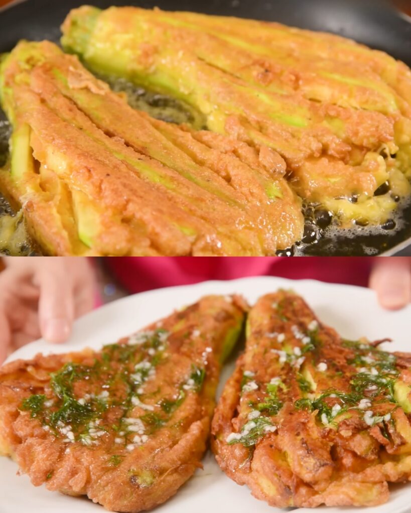 Crispy Zucchini Fans with Garlic and Dill Sauce