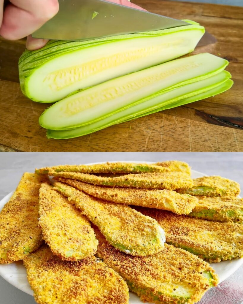 Baked Zucchini Parmesan Crisps finished dish