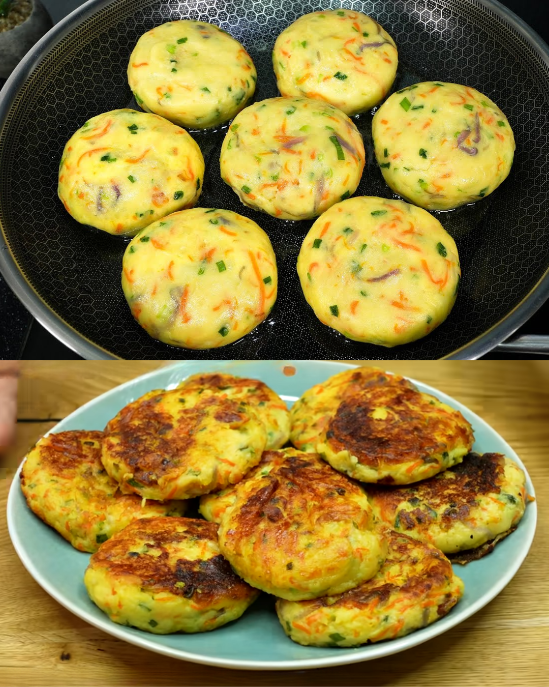 Delicious Potato and Onion Patties Recipe