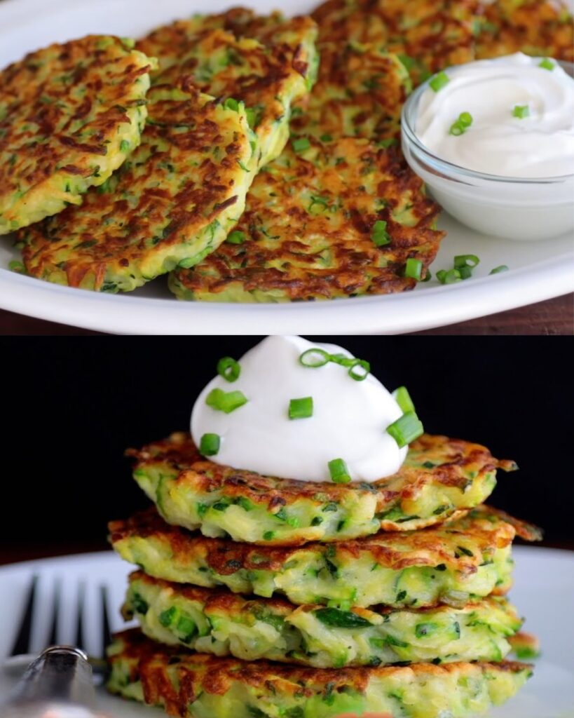 Enhanced Zucchini Fritter Recipe finished dish