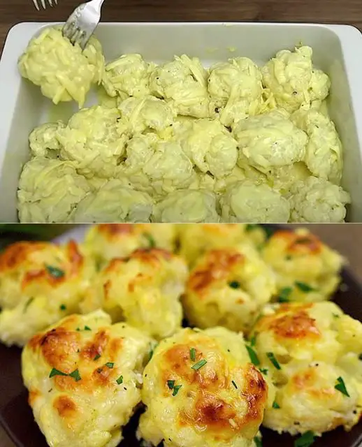 Creamy Baked Cauliflower