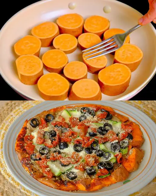 Sweet Potato Base with Chickpea-Tahini Sauce and Veggie Toppings