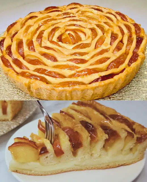 Apple Tart with Lemon Cream