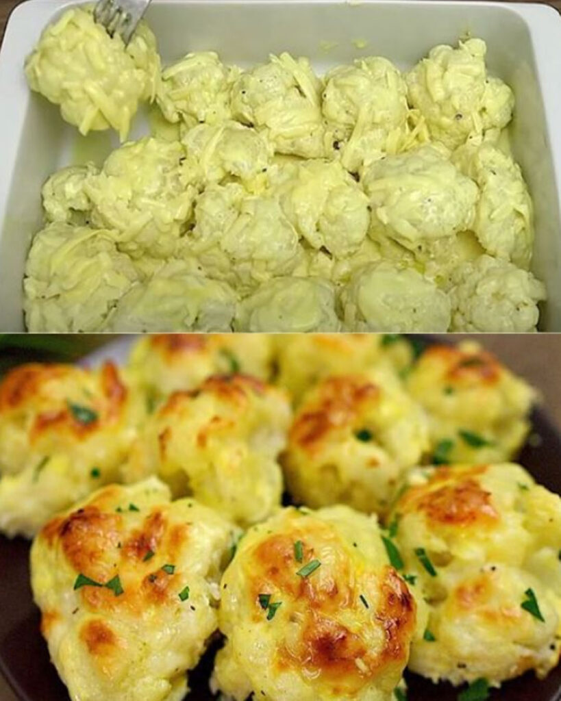 Baked Cheesy Cauliflower