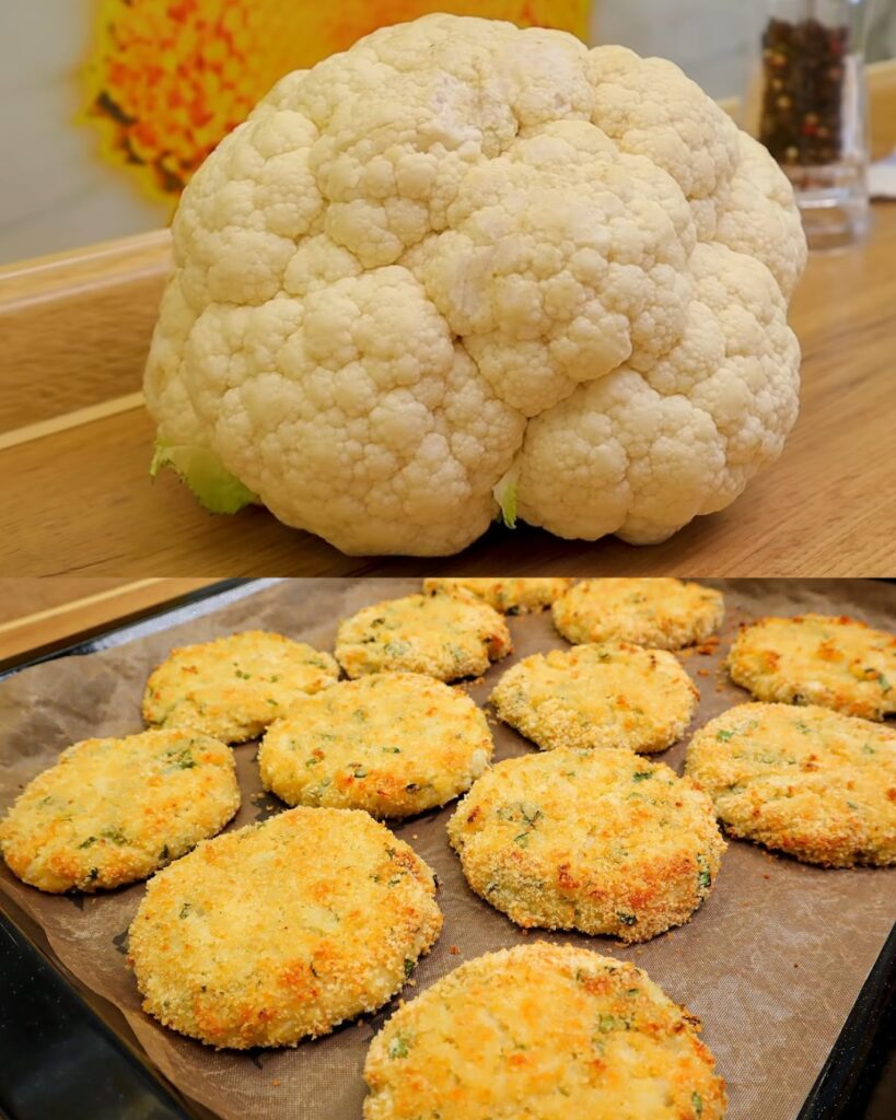 Cauliflower Cutlets with Creamy Mashed Potatoes finished dish