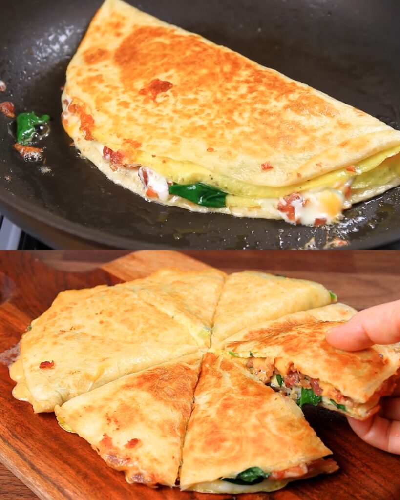 Breakfast Egg and Cheese Wraps finished dish
