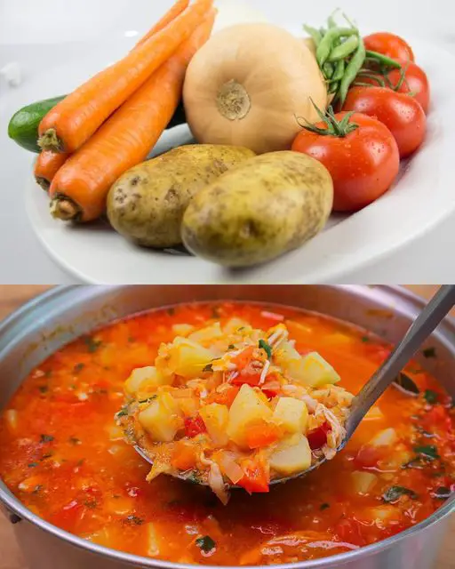 Chicken and Lentil Soup with Garlic Herb Bread