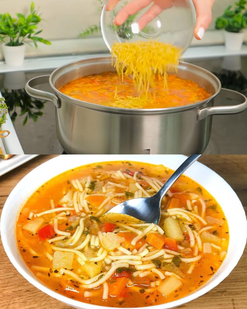 Hearty Vegetable Noodle Soup