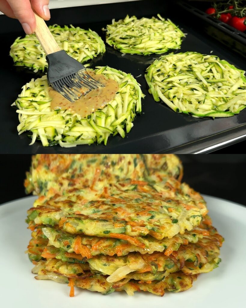 Fried Vegetable Patties finished dish