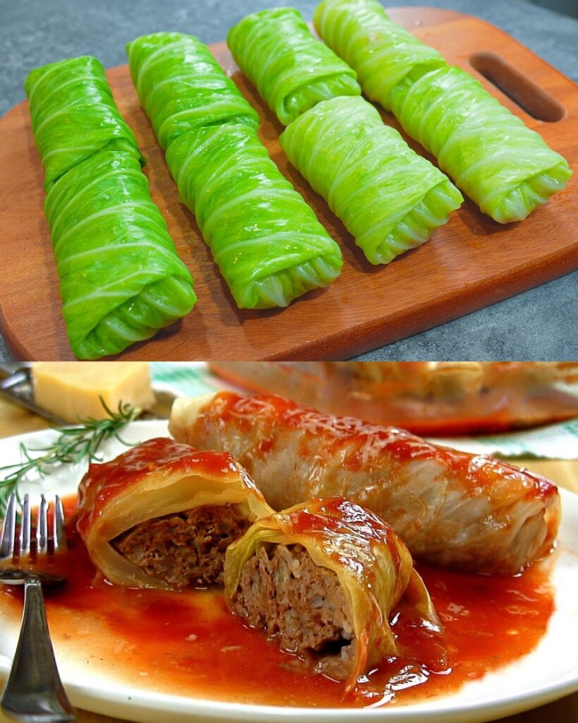 Stuffed Cabbage Rolls finished dish