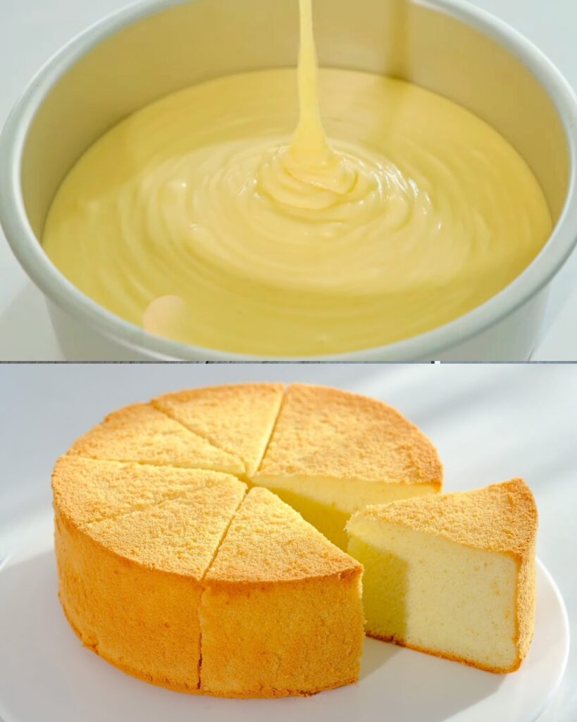 Classic Chiffon Cake finished dish