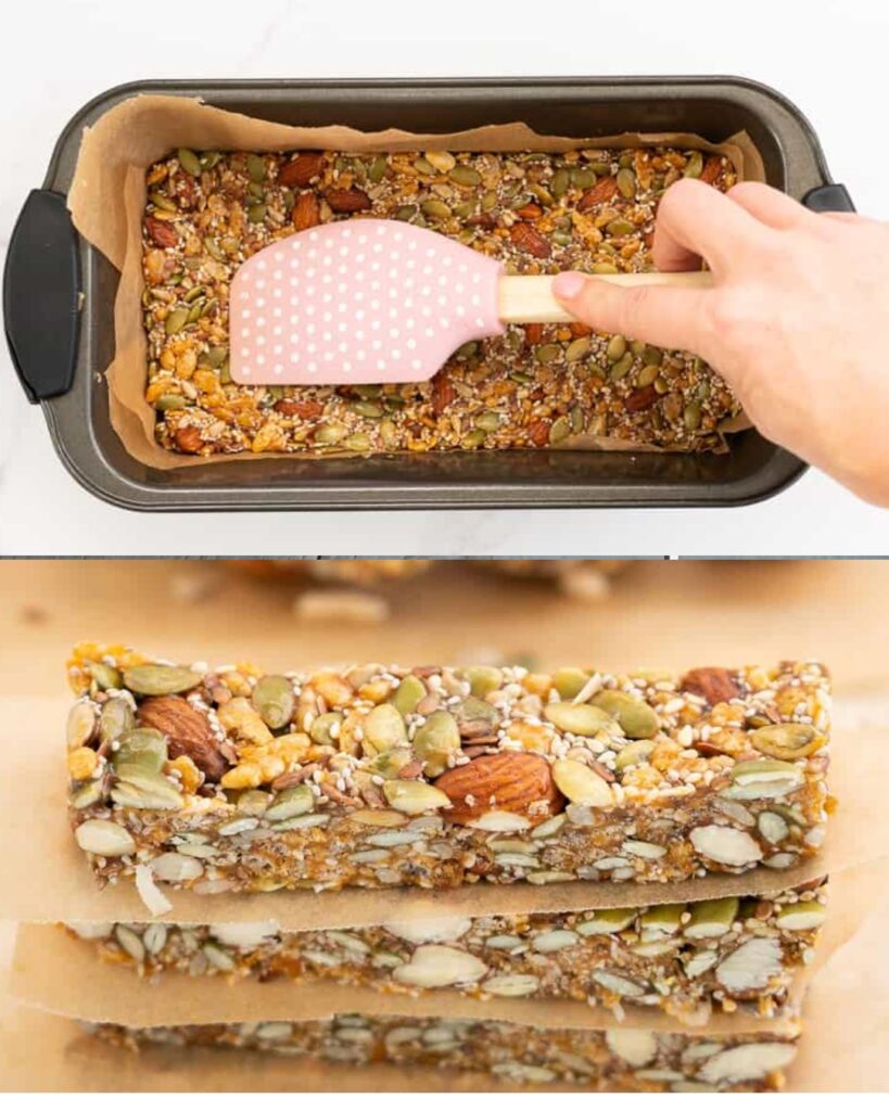 Homemade Energy Bars finished dish