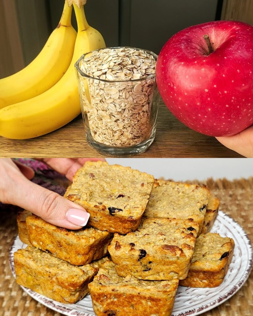 Healthy Baked Oatmeal with Fruits and Nuts finished dish