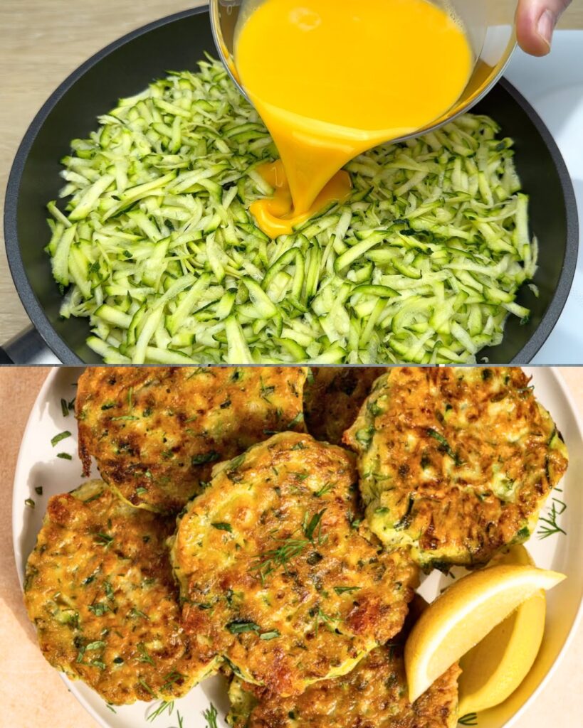 Zucchini Fritters Recipe finished dish
