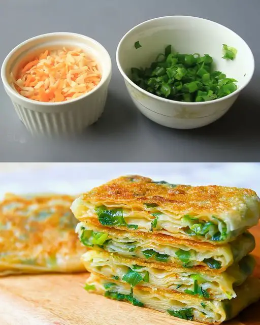 Cheesy Green Onion Flatbread