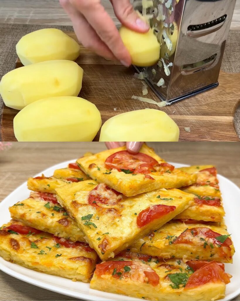 Golden Layered Potato Bake finished dish