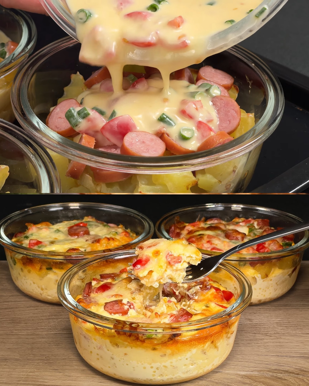Savory Baked Potato and Sausage Casserole