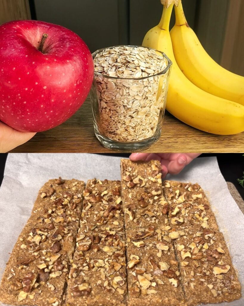 Oatmeal, Apple, and Banana Bake finished dish