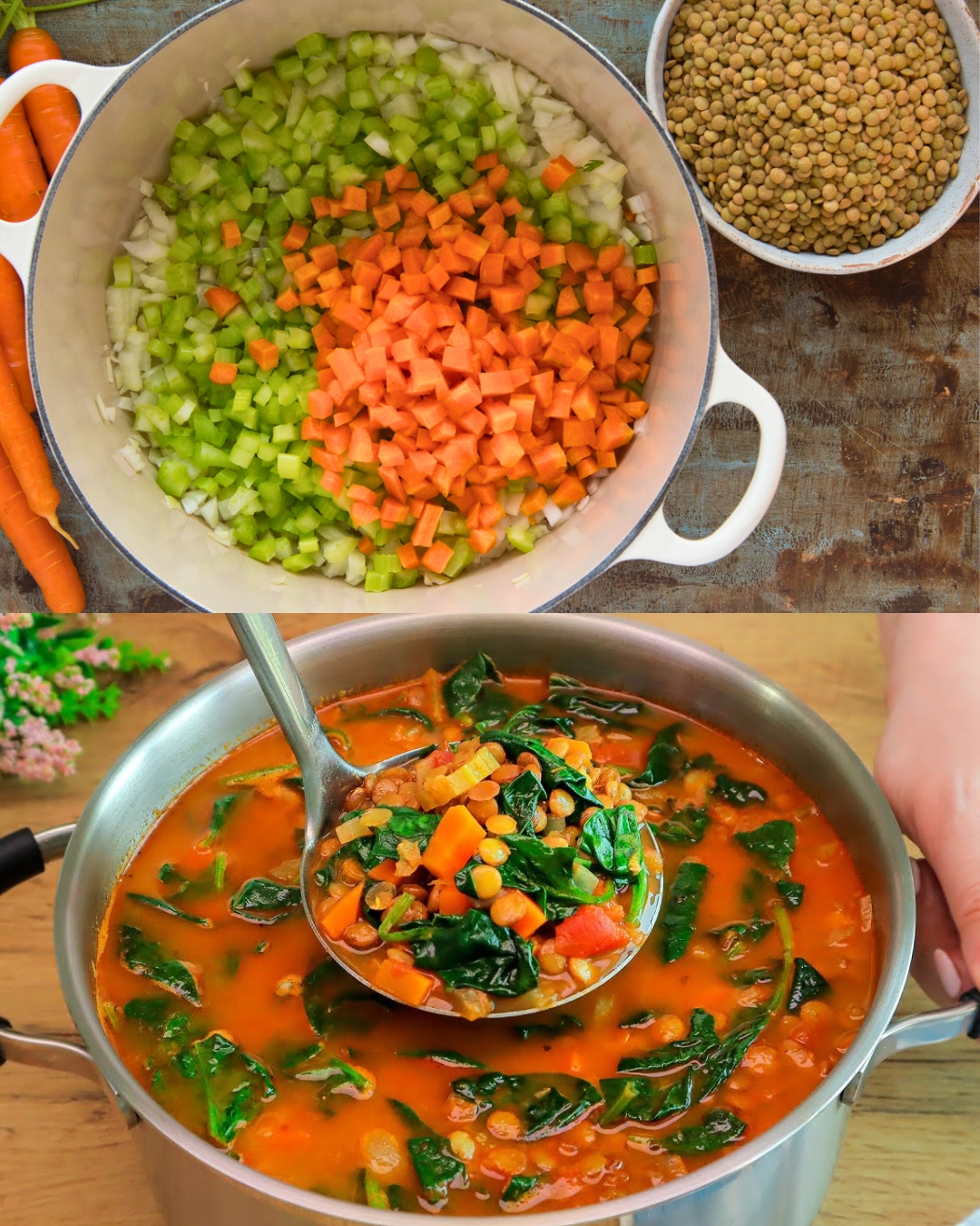 Hearty Vegetable Soup with Lentils