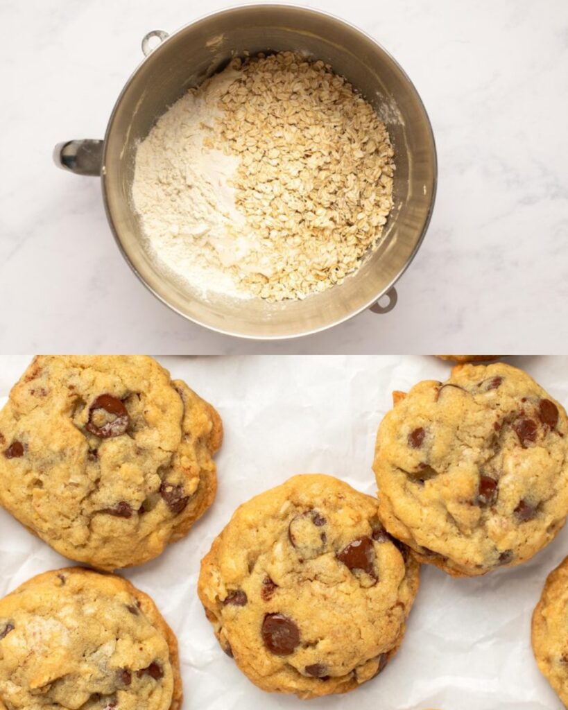 Gluten-Free Oatmeal Chocolate Chip Cookies finished dish