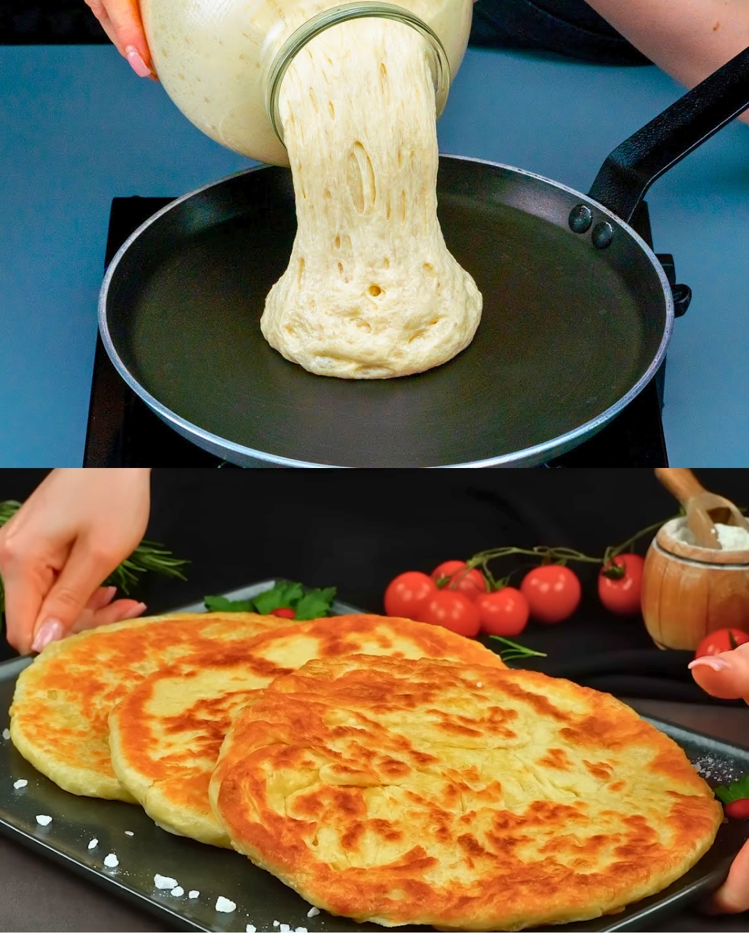 Soft and Fluffy Bread with Chickpea Spread Recipe