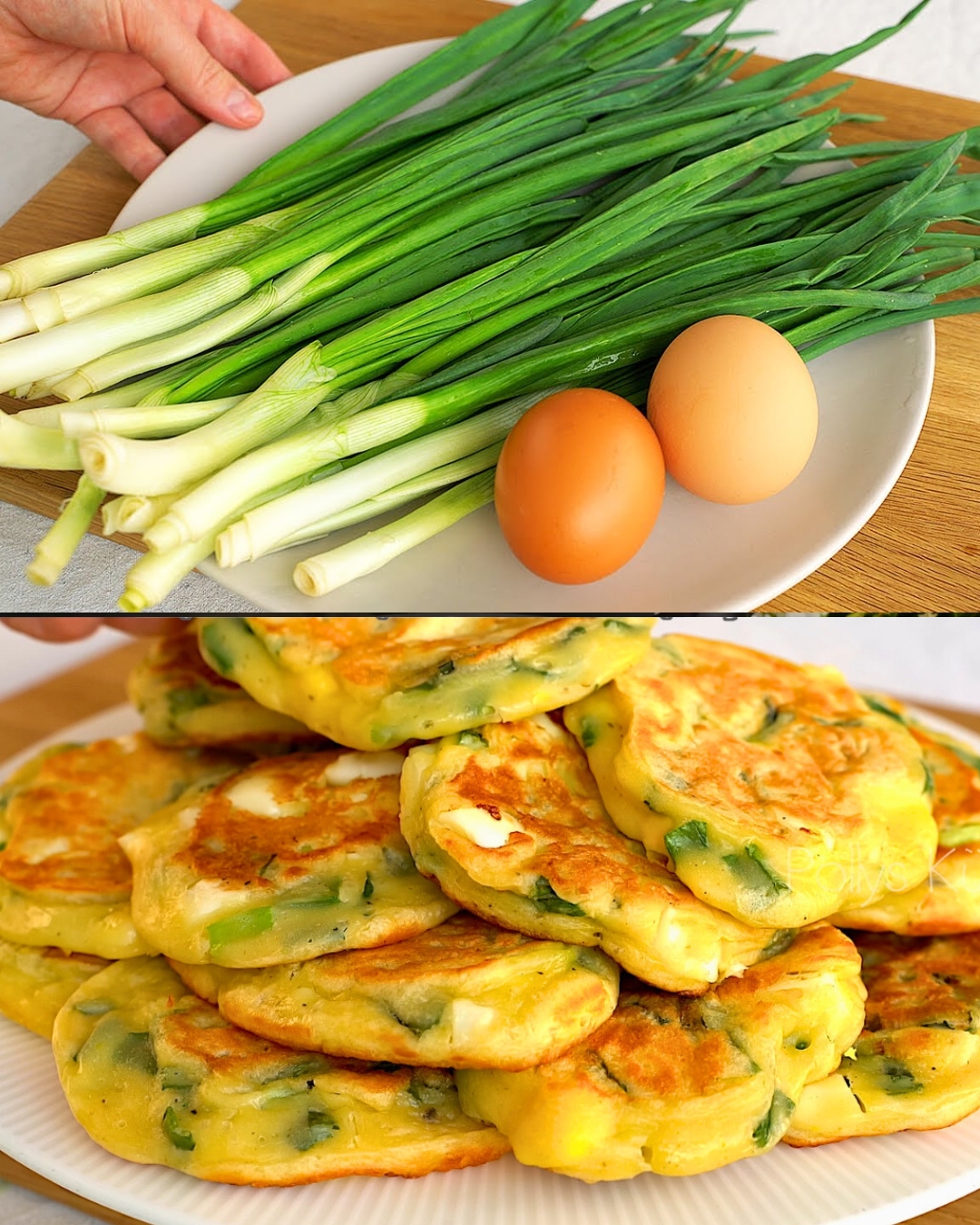 Boiled Egg and Spring Onion Flatbreads with Yogurt Sauce Recipe
