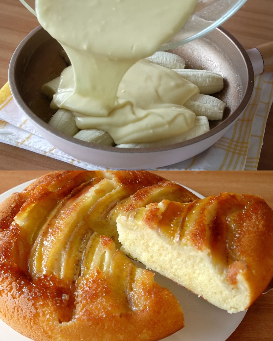 Caramelized Banana Upside-Down Cake Recipe