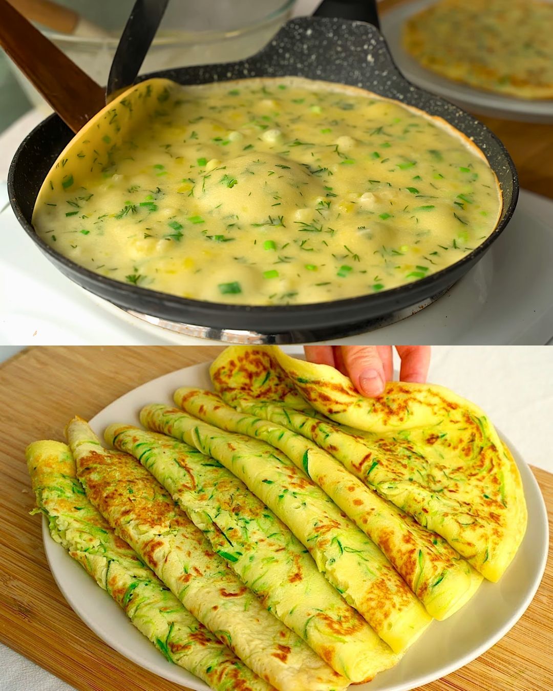 Potato and Spring Onion Pancakes