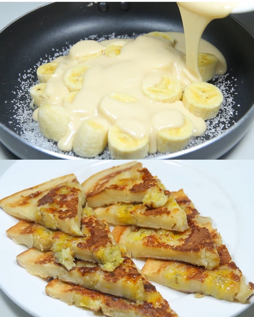 Banana Egg Cakes finished dish