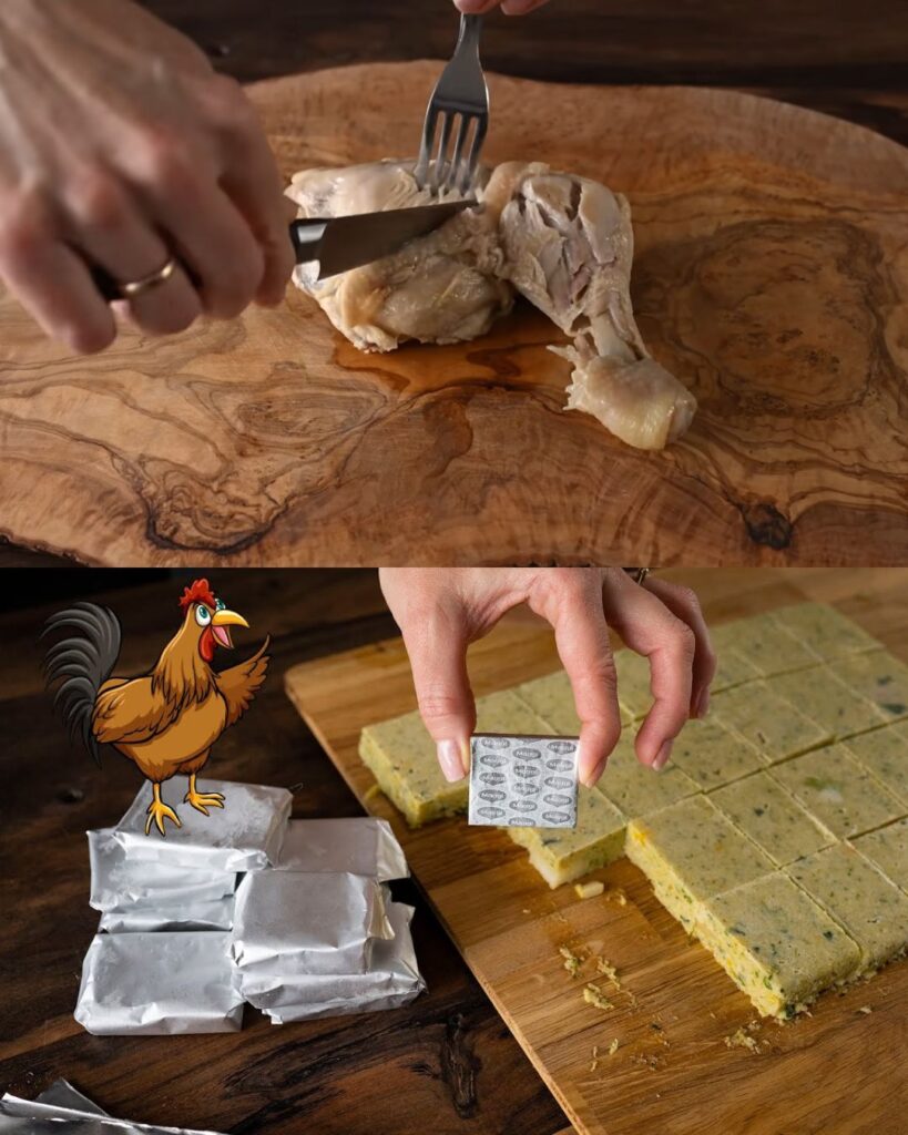 Homemade Chicken and Vegetable Broth Cubes