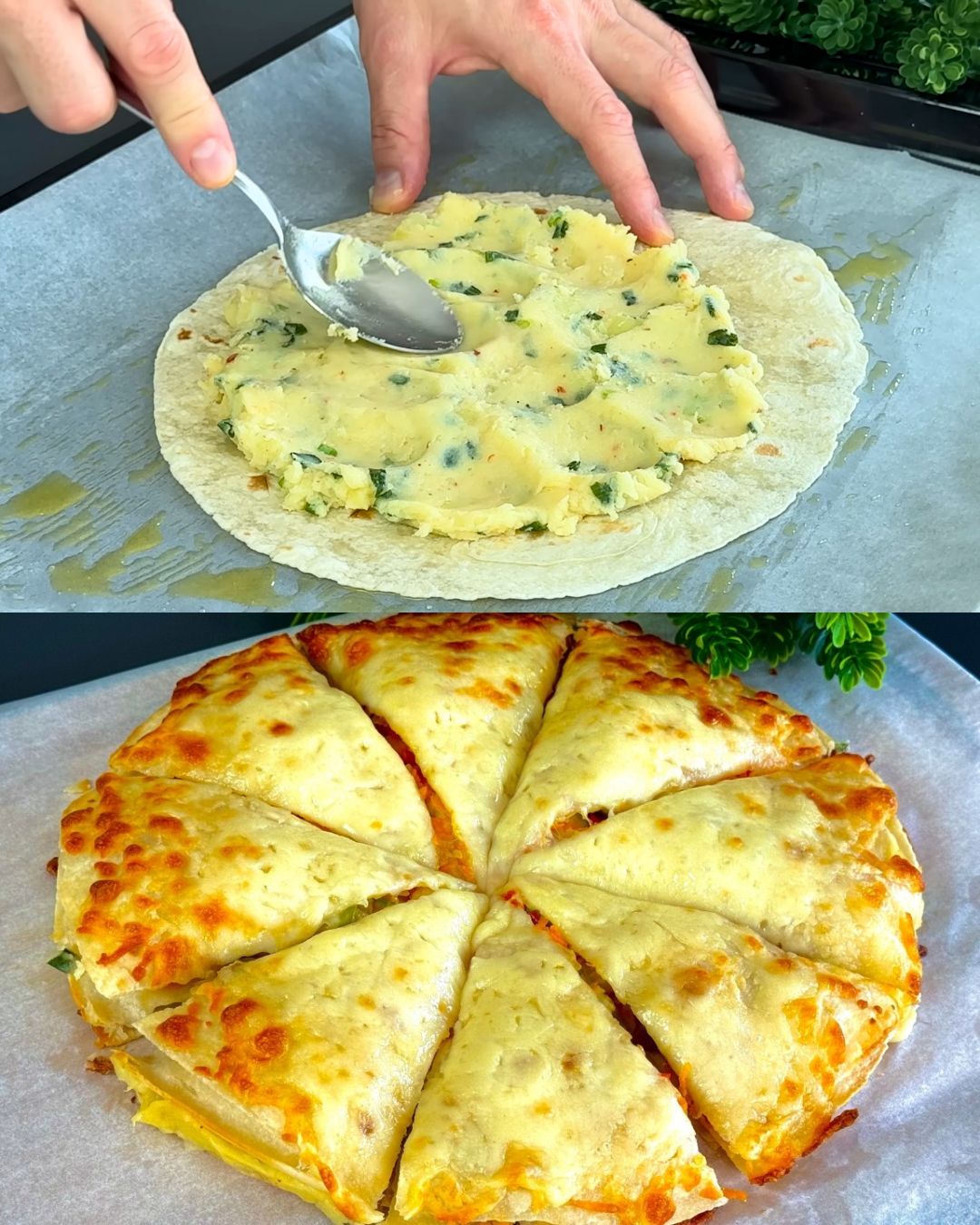 Mediterranean Veggie Pita Bread Bake