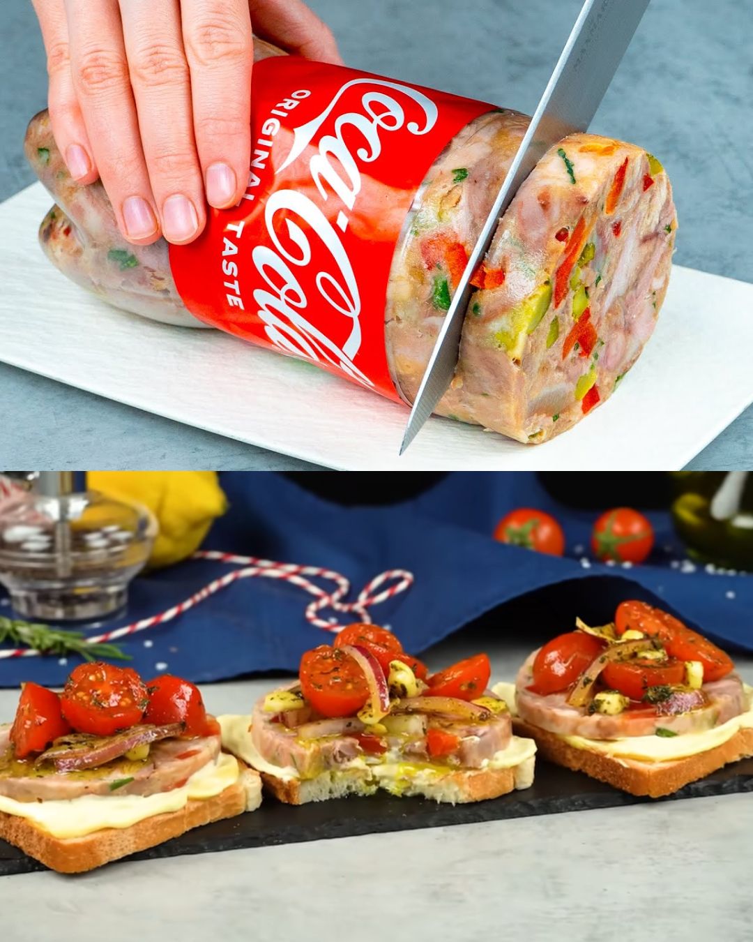 Coca-Cola Braised Ham Hock Sandwiches