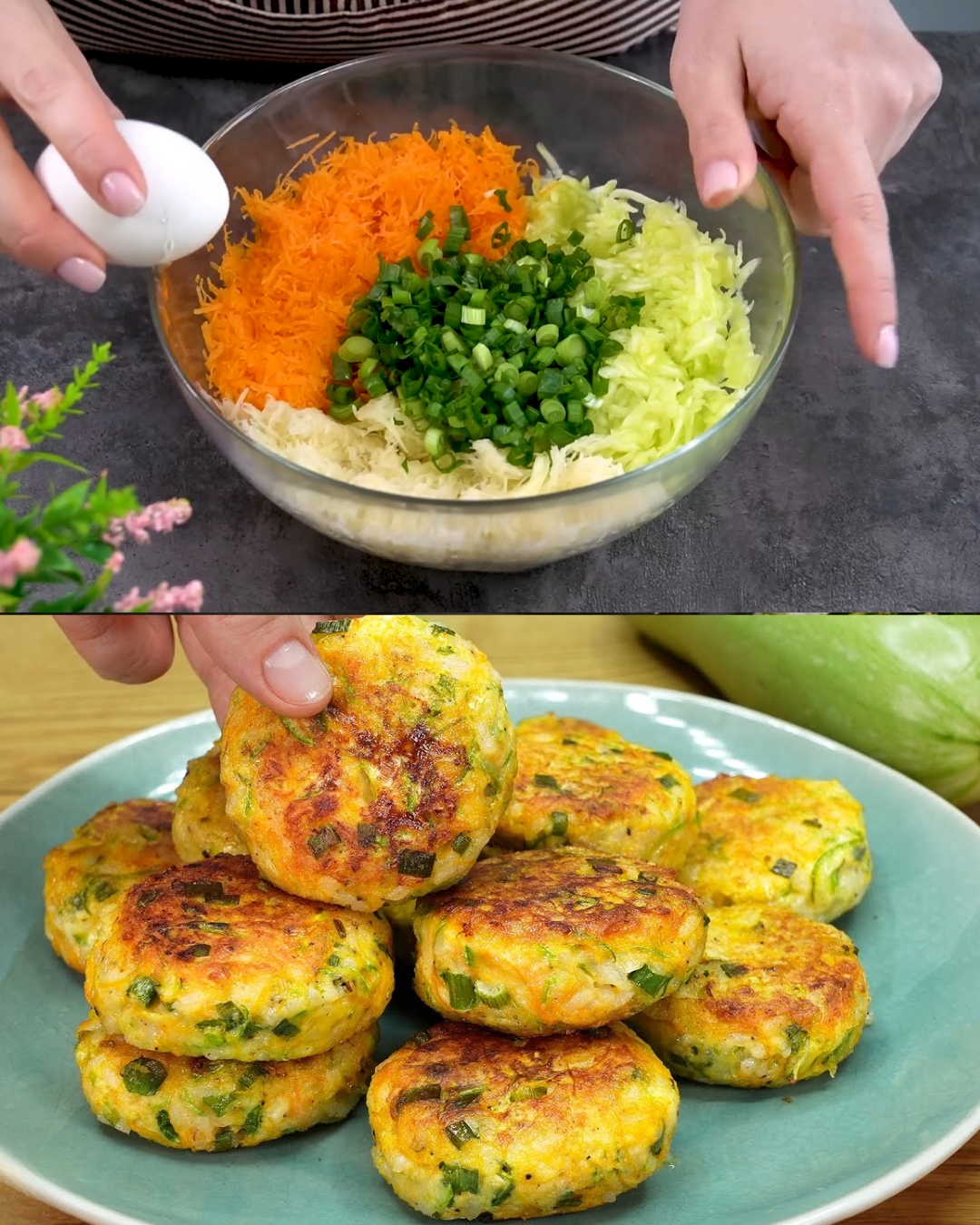 Zucchini and Vegetable Fritters