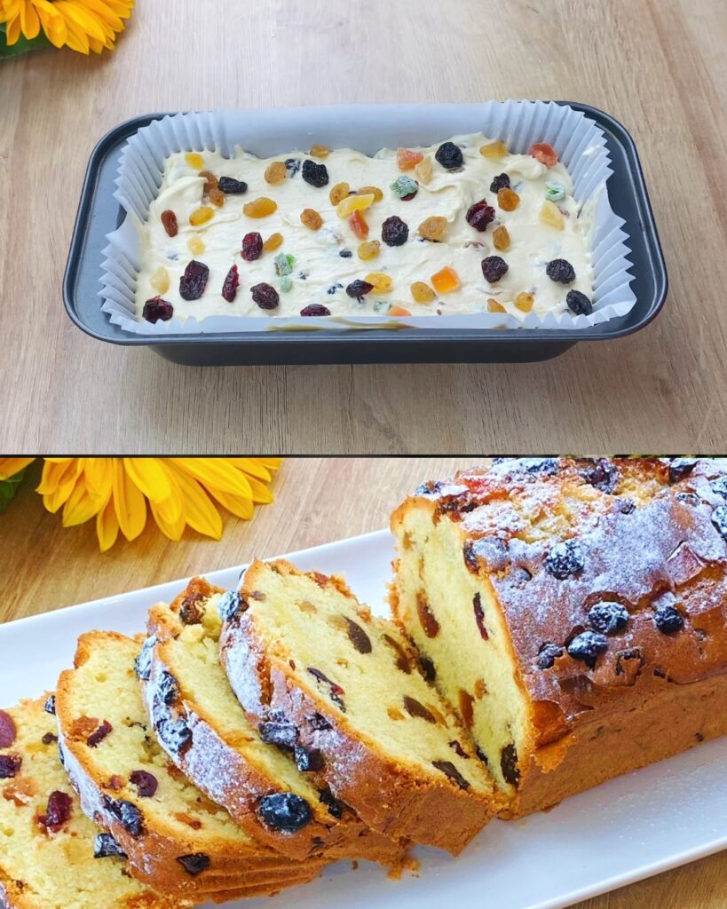 Fruit and Nut Cake Recipe finished dish