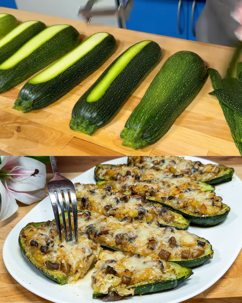 Baked Stuffed Zucchini