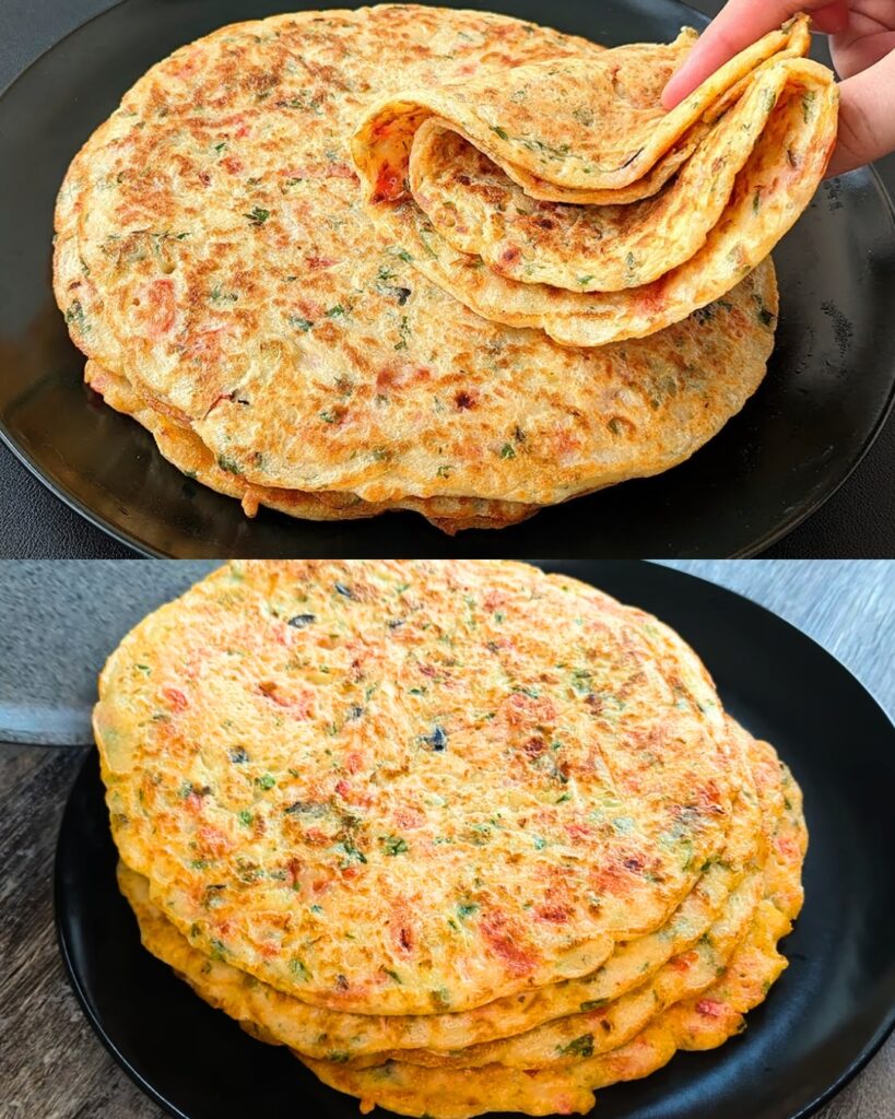 Savory Vegetable Pancakes: Healthy and Cheap Food for Every Day! finished dish