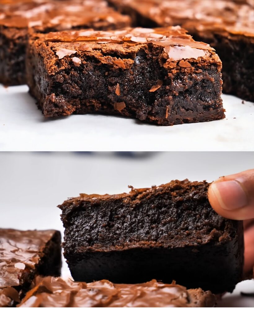 Fudgy Brownies finished dish