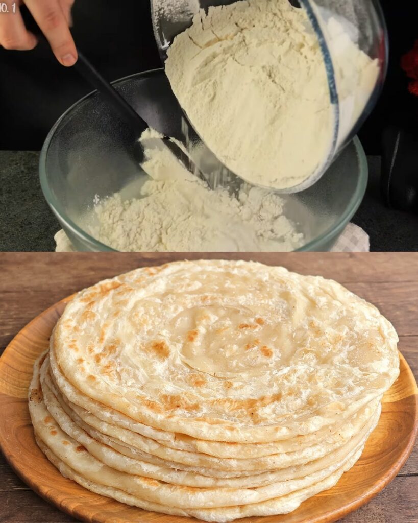 TOP FAMOUS Turkish Bread That Is Driving The World Crazy! No Yeast, No Oven! Anyone Can Do It finished dish