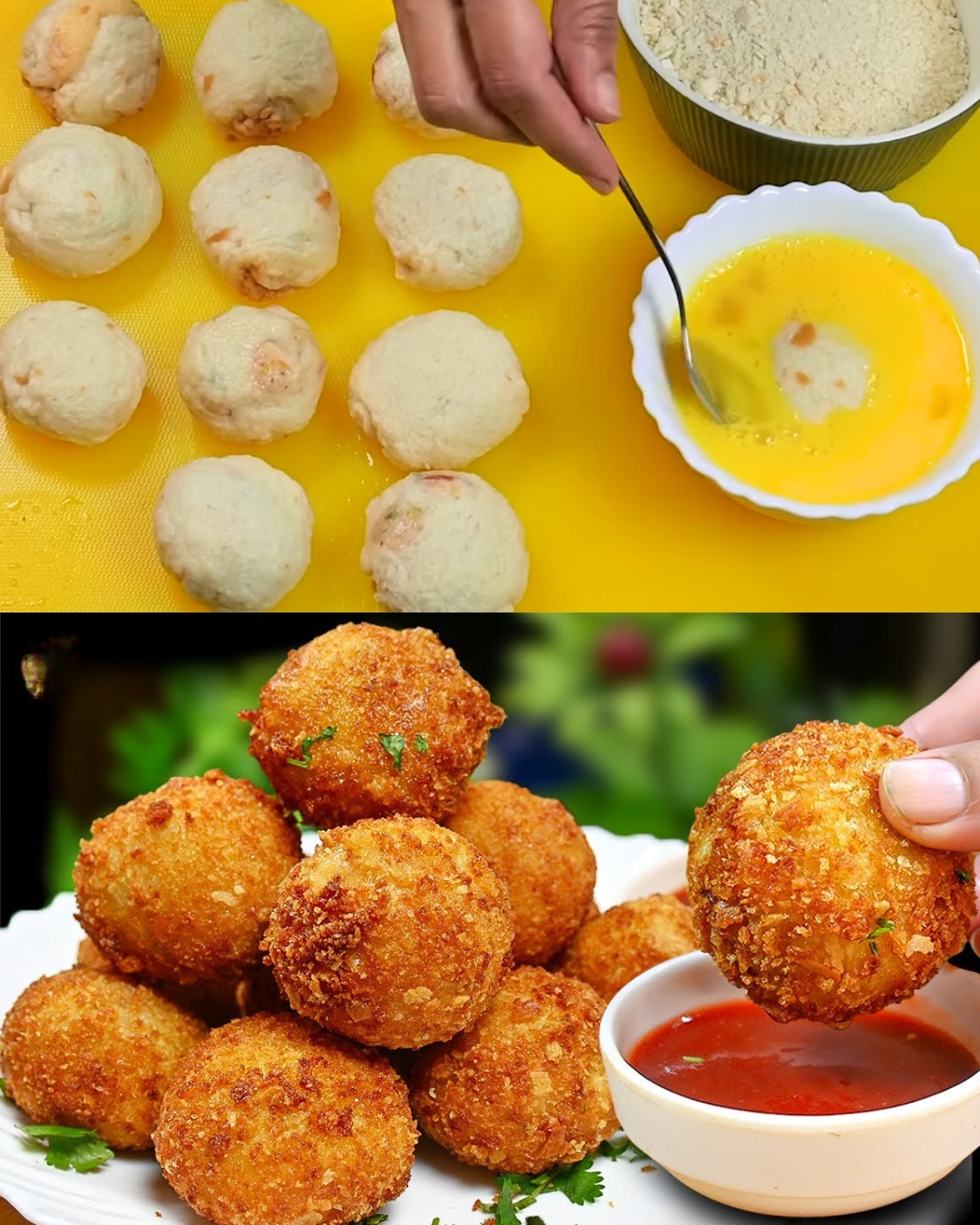 Special Chicken Bread Balls Recipe