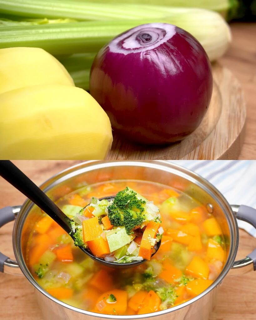 Light and Tasty Vegetable Soup - Lose 10 kg in a Month!