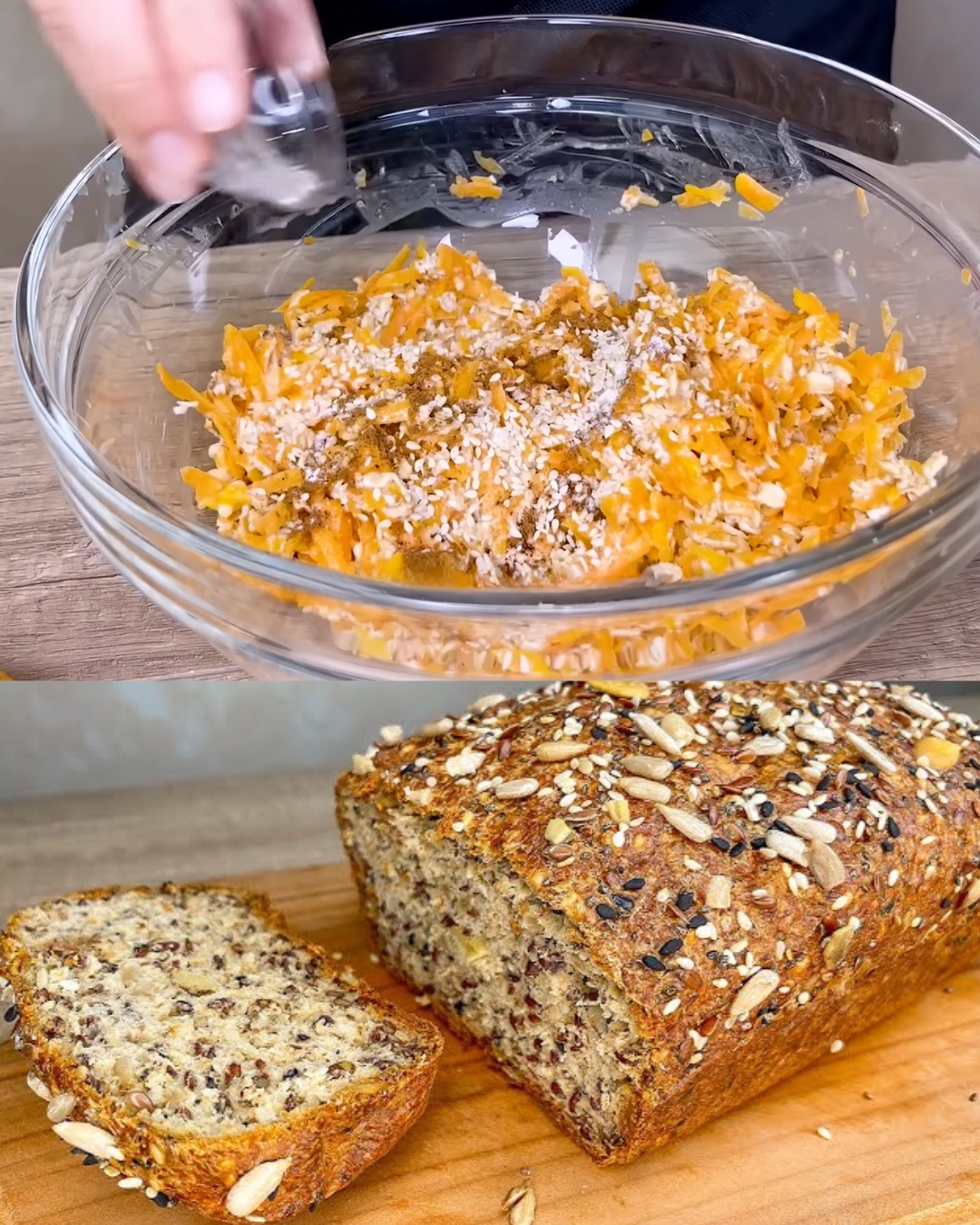 Quick Oatmeal Breakfast Bread - No Flour, No Sugar, No Oil, No Gluten