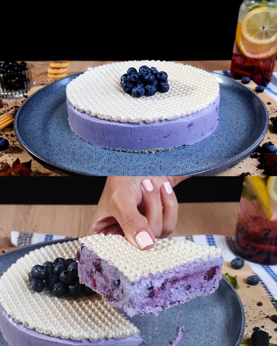 Delicious Blueberry Ice Cream - A Refreshing Homemade Dessert