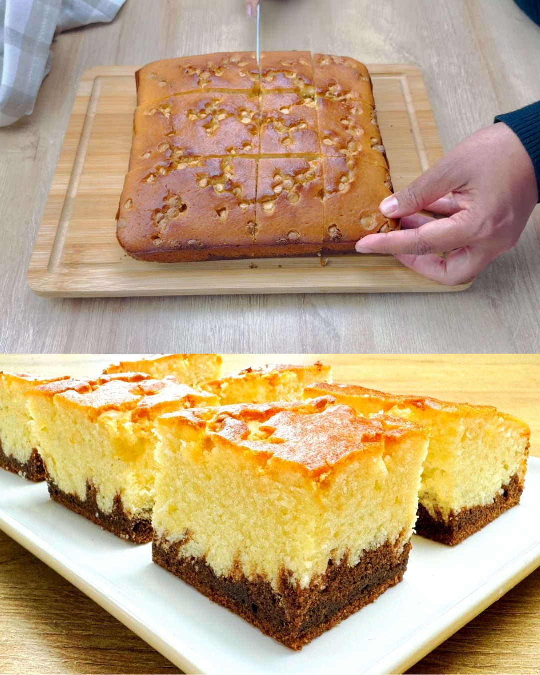 Easy Quick Chocolate Vanilla Marble Cake - Cake in 5 Minutes!